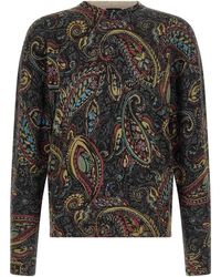 Etro - Suéter Cuello Redondo - Lyst