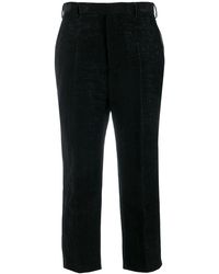Rick Owens - Pintuck Cropped Trousers - Lyst