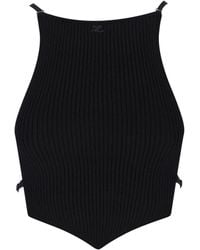 Courreges - Crop Top Logo - Lyst