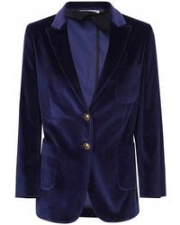 SAULINA - Adelaide Velvet Jacket - Lyst