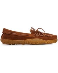 Buttero - Suede Boat Loafers With Vibram Sole - Lyst