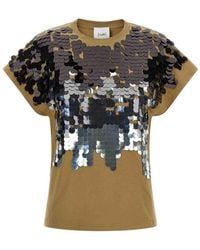 Nude - Sequin T-Shirt - Lyst