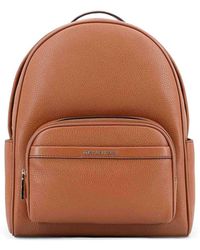Michael Kors - Bex Leather Backpack With Frontal Logo Patch - Lyst