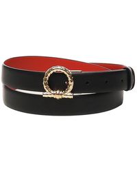 Ferragamo - Reversible Belt With Hooks - Lyst