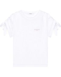 Givenchy - Cotton T-Shirt With Bows - Lyst