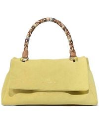 Orciani - Sveva Longuette Peach Flowers Bag - Lyst