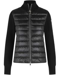 Moncler - Tricot' Virgin Wool Cardigan - Lyst