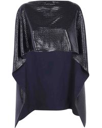 Alberta Ferretti - Paillettes Su Jersey Cape - Lyst