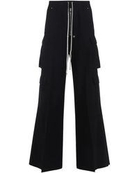 Rick Owens - Cotton Jumbo Belas Double Cargo Pants - Lyst
