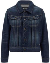Tom Ford - Japanese Denim Jacket - Lyst