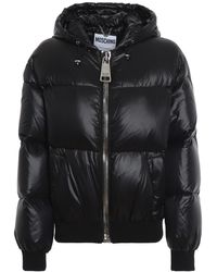Moschino - Hooded Puffer Jacket - Lyst