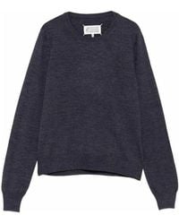 Maison Margiela - Wool Crewneck Sweater - Lyst
