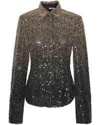 ROTATE BIRGER CHRISTENSEN - Shirt With Sequins - Lyst