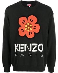 KENZO - Boke Flower Intarsia Knit Jumper Sweater - Lyst