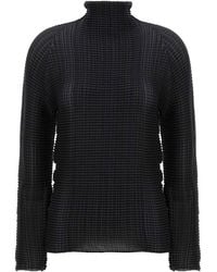Issey Miyake - Wooly Pleats' Blouse - Lyst