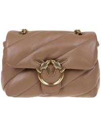 Pinko - Love Mini Puff Cl Sheep Nappa - Lyst