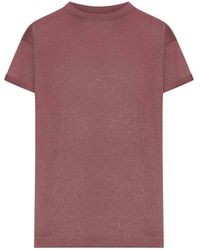 Brunello Cucinelli - Cashmere And Silk Lurex T-Shirt - Lyst