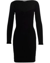 DSquared² - Ribbed Viscose Dress - Lyst