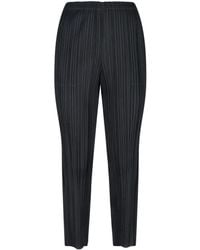 Pleats Please Issey Miyake - Pleated Trousers - Lyst