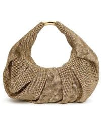 Benedetta Bruzziches - Yennefer Draped Crystal Mesh Handbag - Lyst