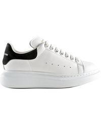 Alexander McQueen - Oversize Smooth Leather Sneakers - Lyst