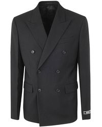 Versace - Formal Jacket Wool Fabric - Lyst