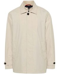 Fay - Short Morning Coat In Nylon Reps - Lyst