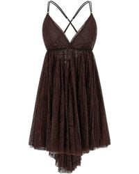 Elisabetta Franchi - Lace Mini Dress - Lyst