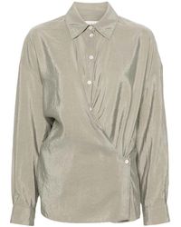 Lemaire - Long Asymmetrical Shirt - Lyst