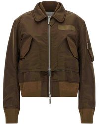 Sacai - Double Layer Blouson - Lyst