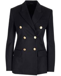 Givenchy - Double-Breasted Blazer - Lyst