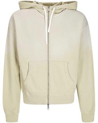 Brain Dead - Padded Elbow Zip-Up Hoodie - Lyst