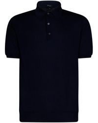 Kiton - Cotton Knit Polo Shirt - Lyst