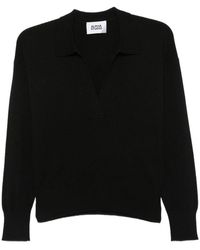 Alpha Studio - Wool-Cashmere Blend Polo Shirt - Lyst