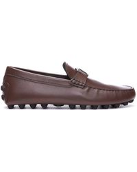 Tod's - Leather Gommini Loafers - Lyst