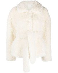 P.A.R.O.S.H. - Short Faux Fur Jacket - Lyst