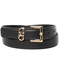 Ferragamo - Fixed Belt With Double Hooks - Lyst