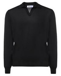 Giuliano Galiano - Wool Polo Sweater - Lyst