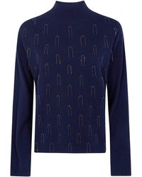Fabiana Filippi - Platinum Turtle Neck Sweater - Lyst