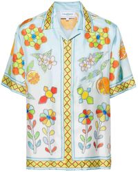 Casablancabrand - Yoruba Flowers Shirt - Lyst