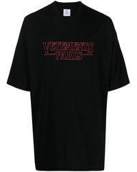 Vetements - Vetets Paris Cotton T-shirt - Lyst