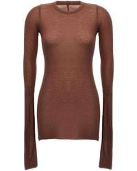 Rick Owens - Rib Ls T T-Shirt - Lyst