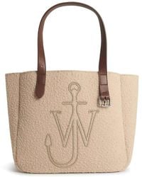 JW Anderson - Belt Tote Boiled Wool Shoulder Bag - Lyst