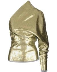 Rick Owens - One-Sleeved Top With Sequins - Lyst