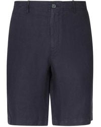 Fedeli - Linen Bermuda Shorts - Lyst