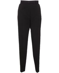 Dolce & Gabbana - Pants With Frontal Button - Lyst