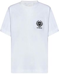 Givenchy - Crest Logo T-Shirt - Lyst