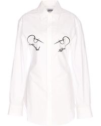 Jean Paul Gaultier - Long-Sleeve Silk And Nylon Shirt - Lyst
