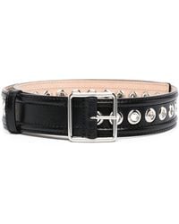 McQueen - Eyelet Belt - Lyst