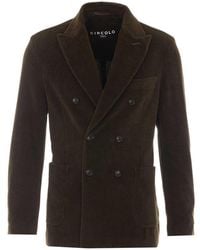 Circolo 1901 - Velvet Double Breasted Jacket - Lyst
